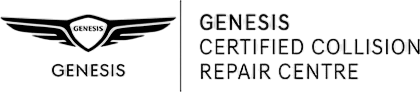 Official Genesis Certified Collision Repair Centre Emblem